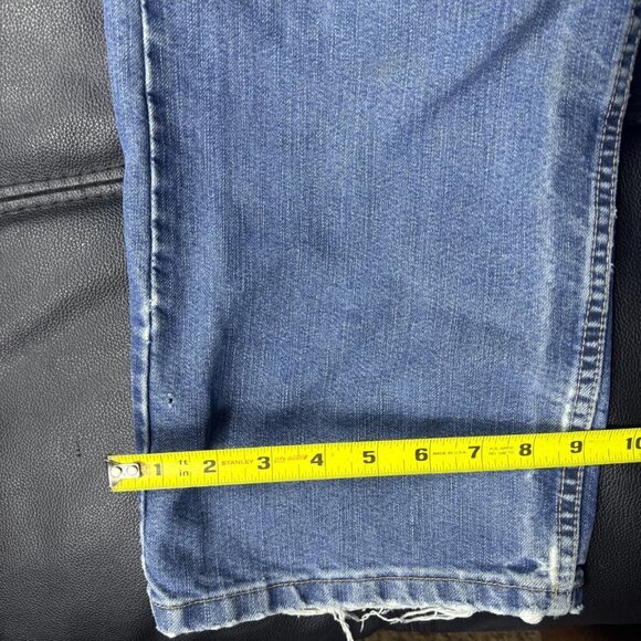 Wrangler 01 Competition Cool Vintage Men's Straight Leg Jeans Blue Denim 35x34 - Picture 16 of 16